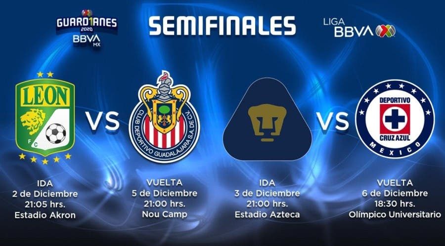 Liga MX revela fechas y horarios de semifinales