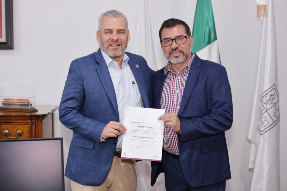 Bedolla designa a Juan Carlos Oseguera como secretario de Seguridad Pública