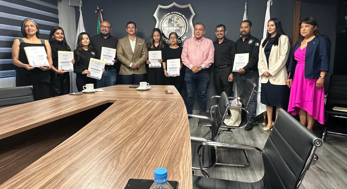 Clausura Sistema Penitenciario primer taller de Lengua de Señas Mexicana