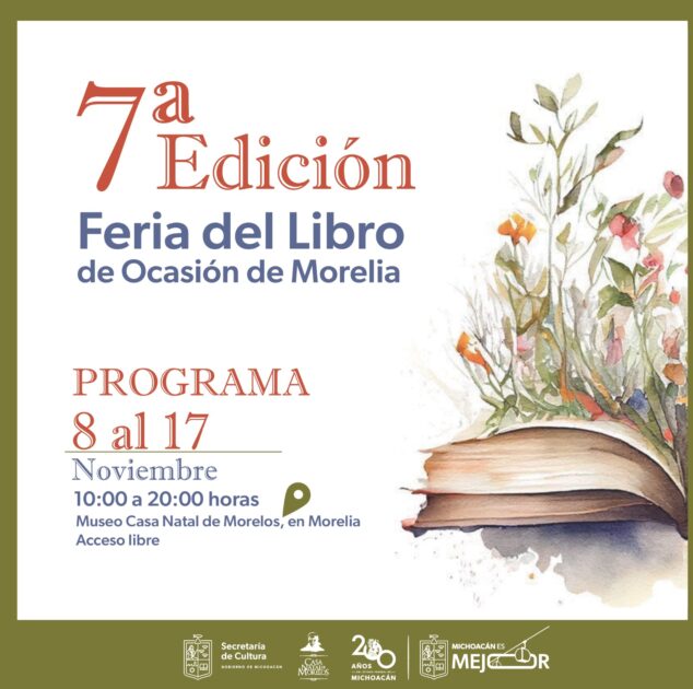 Feria del Libro de Ocasión Morelia: antologías y trueque de libros
