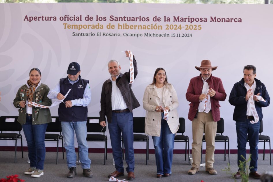 Michoacán impulsa conservación con apertura de Santuarios de la Monarca