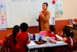 Niños en un aula durante el ciclo escolar