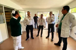 Visita de supervisión del IMSS en zona rural de Michoacán