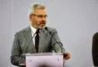 Gobernador Bedolla en conferencia de prensa anunciando la iniciativa.