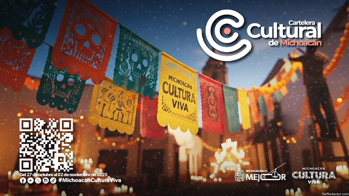 Cartelera Cultural Michoacán Noche de Muertos 2025