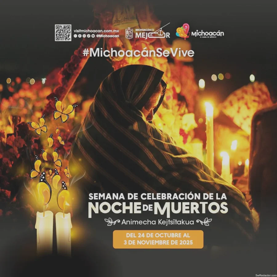 Vive la Semana de Noche de Muertos en Michoacán con talleres, arte y tradición