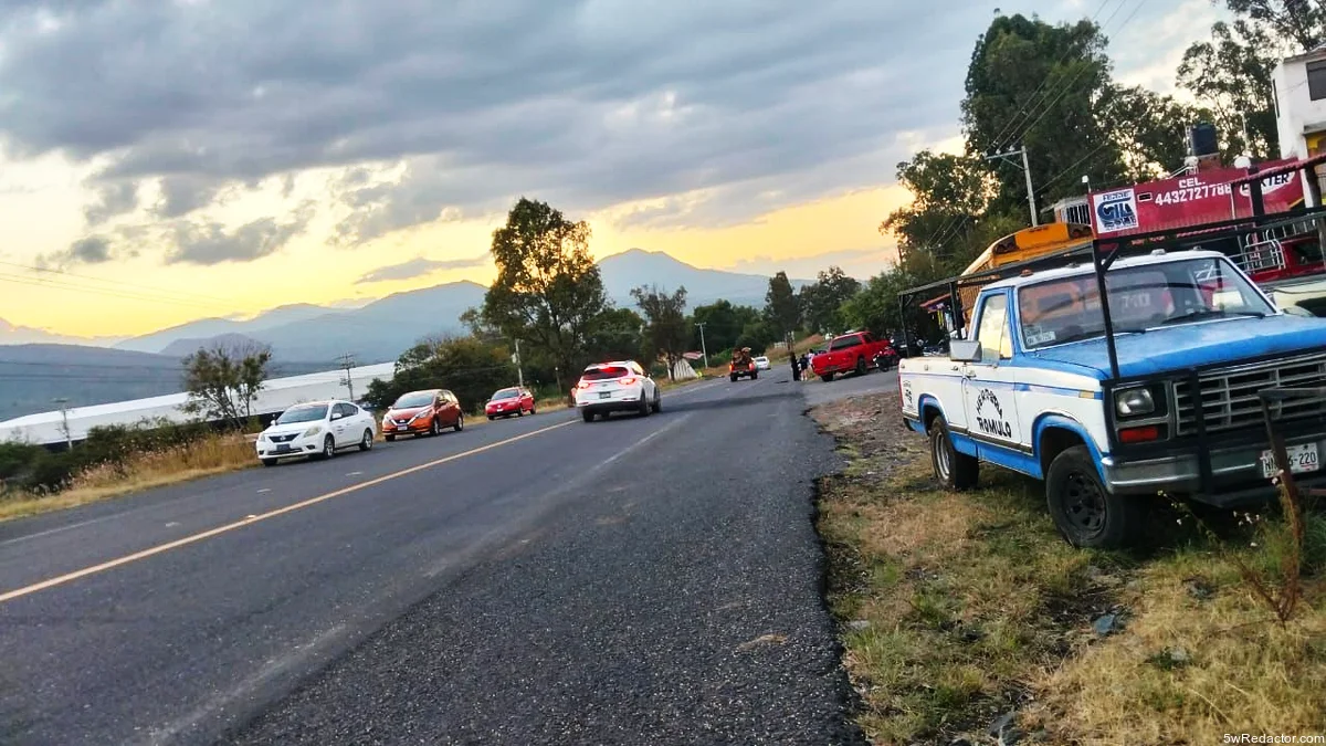tránsito vehicular en Michoacán