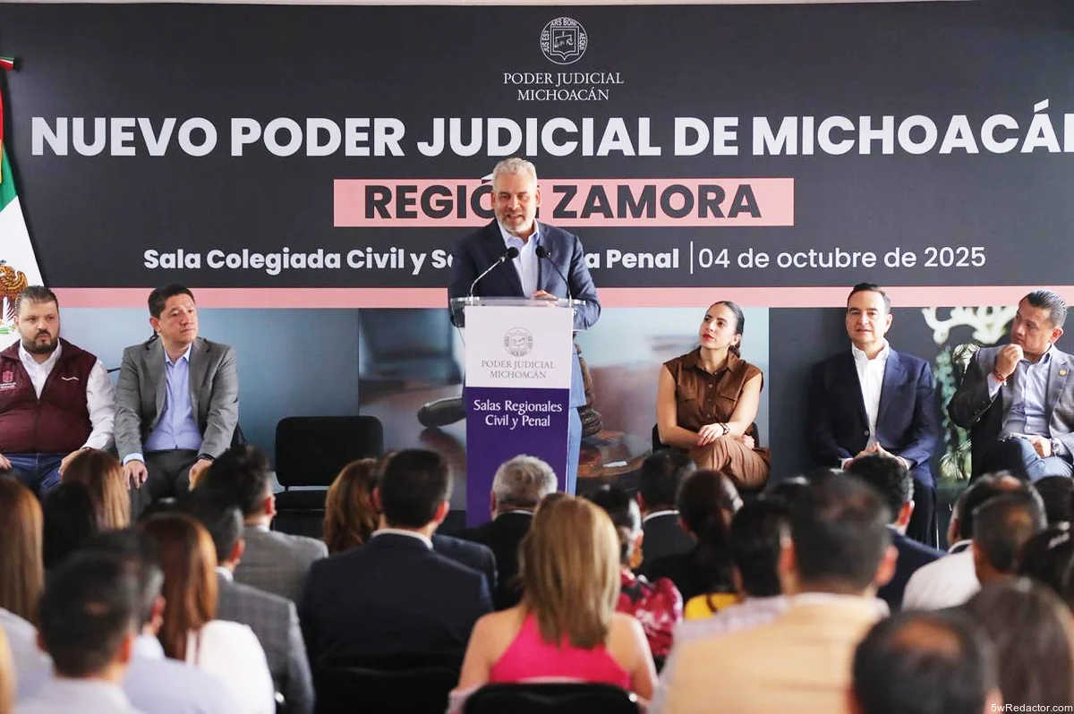 Michoacán acerca la justicia con salas judiciales en Zamora