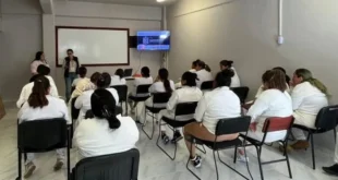 Capacitación NOM-046 en Hospital Santa María, Zamora 2025.