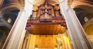 Órgano monumental San Gregorio Magno en Catedral de Morelia durante festival.