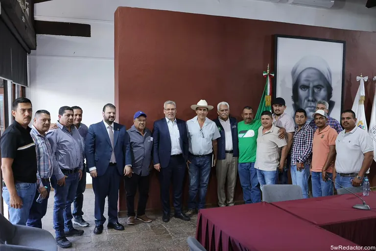 Reunión Bedolla con arroceros 10 noviembre 2025.