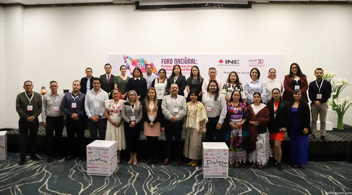 Foro sistemas normativos indígenas Morelia 2025 – justicia electoral intercultural.