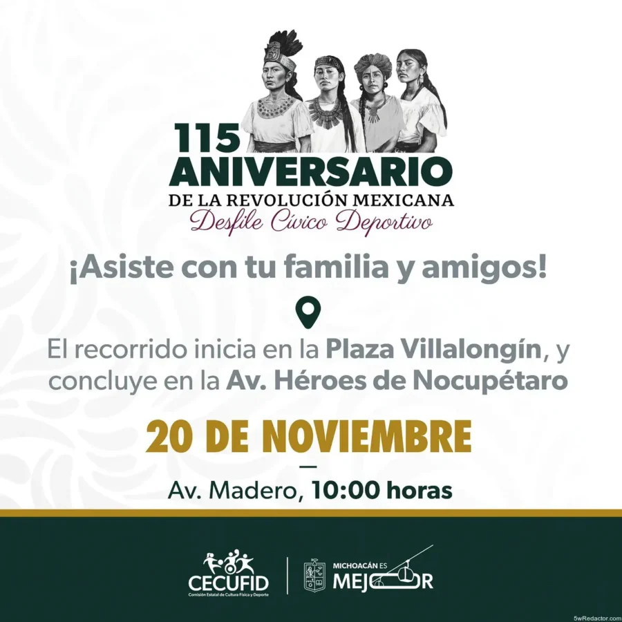 Desfile Revolución Mexicana Morelia 2025