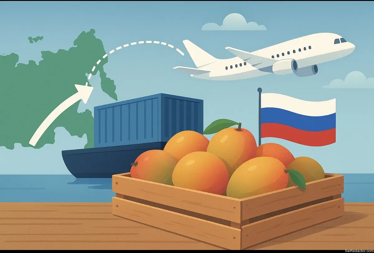 Exportación mangos Rusia
