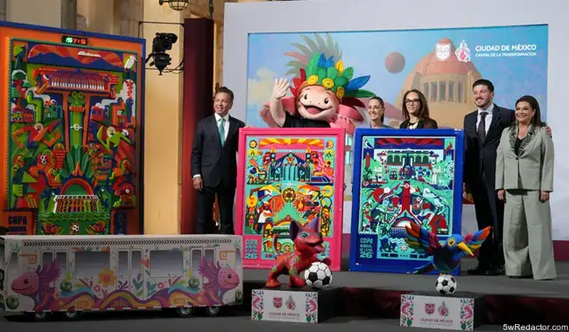 Claudia Sheinbaum anuncia 2 mil mdp por sede Mundial 2026 movilidad.