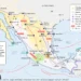 Mapa geopolítico del impacto de la caída de Maduro en la migración de México y el sector petrolero 2026.